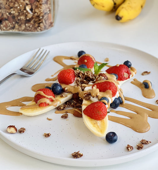 Healthy Banana Split