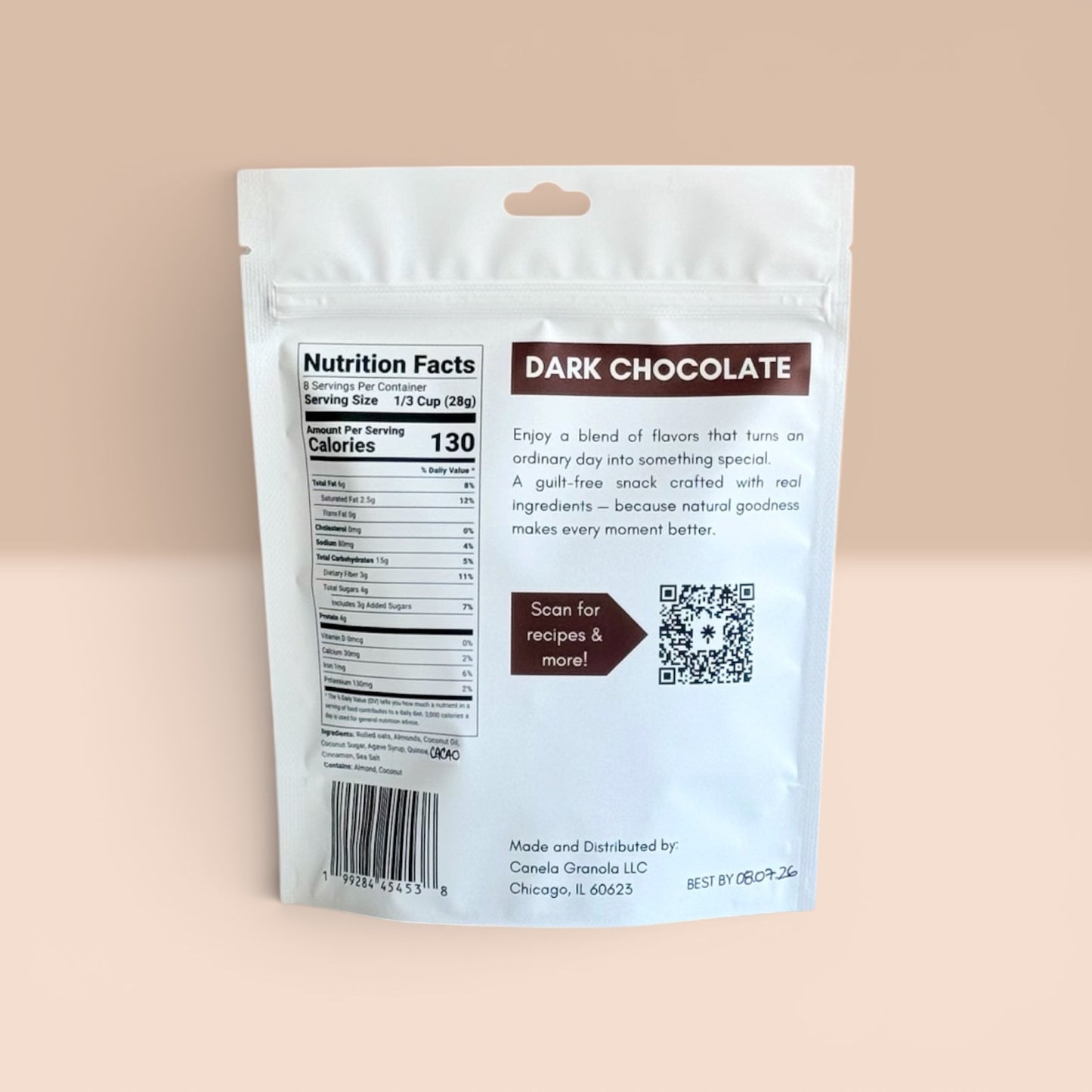 3 Pack – Dark Chocolate Artisan Granola | Healthy & Handcrafted Crunch