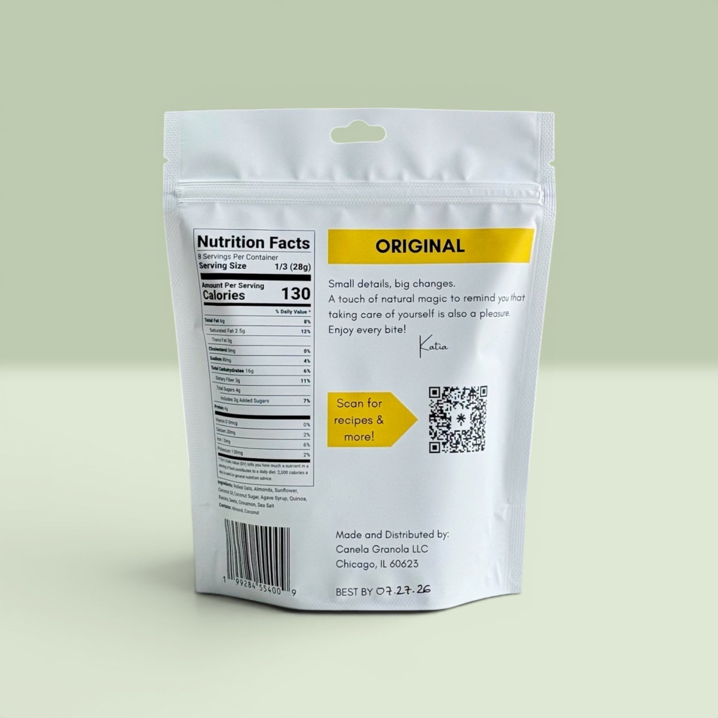 3-Pack Granola Combo: 2 Original + 1 Dark Chocolate | Natural, Artisan & Crunchy | healthy | organic