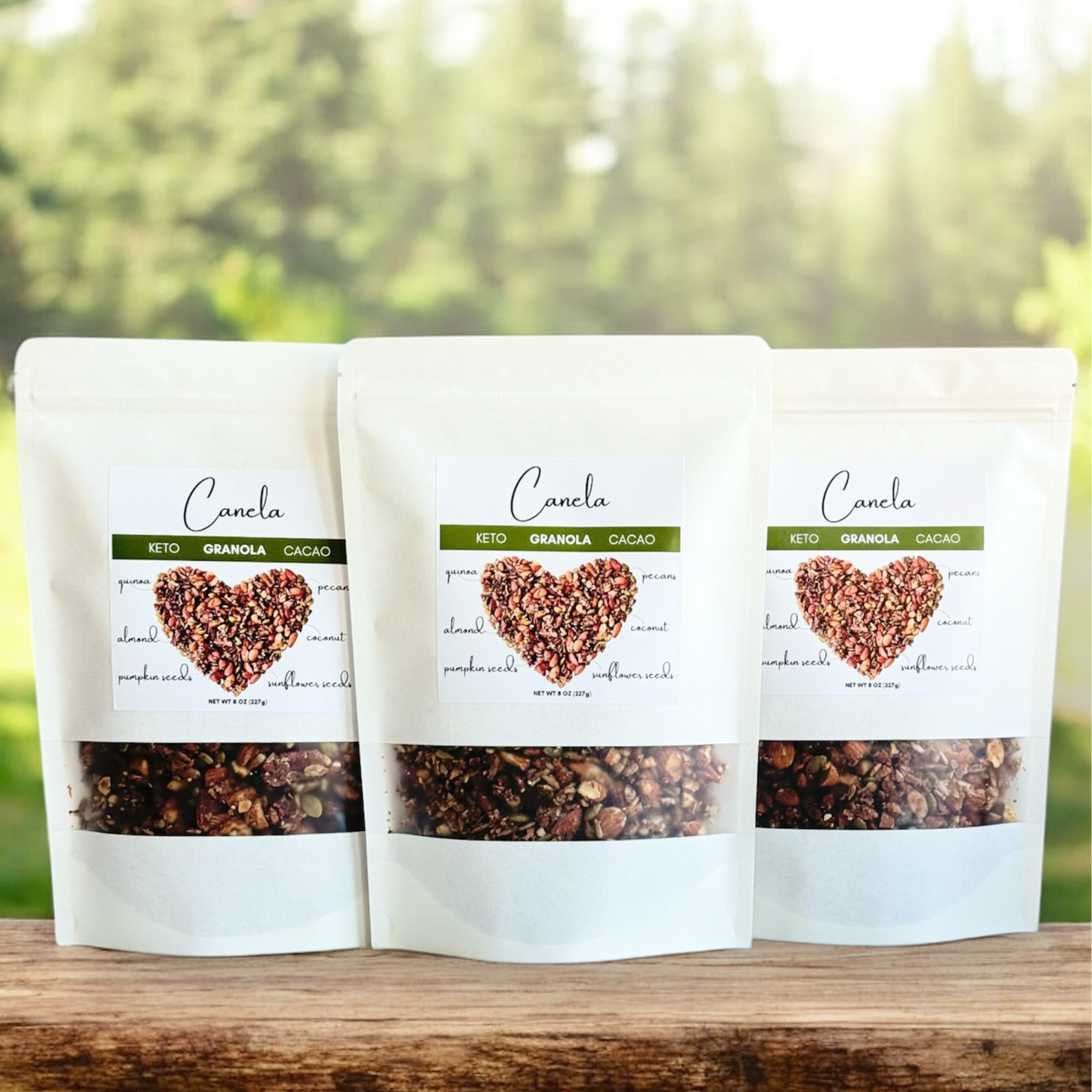 3 Bags of Keto Cacao Granola
