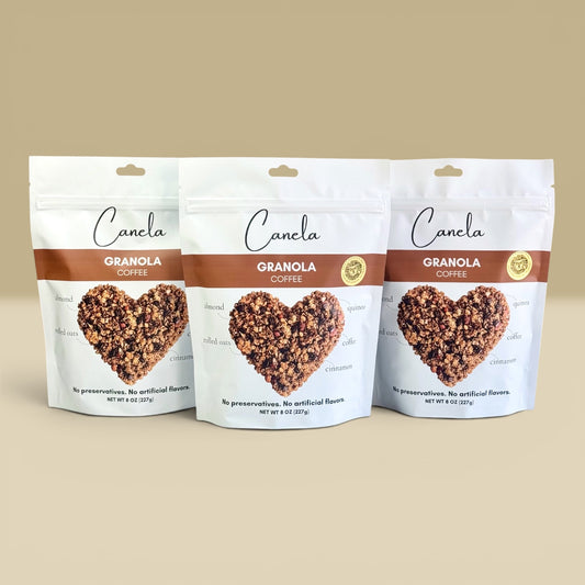 3 Pack – Coffee Granola – Handcrafted, Healthy & Naturally Energizing