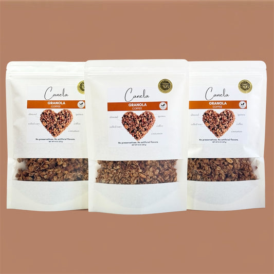 3 Pack – Coffee Granola – Handcrafted, Healthy & Naturally Energizing