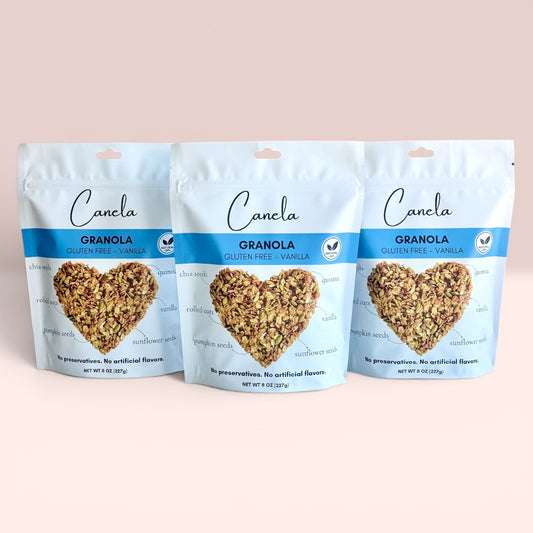 3 Pack – Vanilla Seed Granola | Gluten-Free, Nut-Free & Handcrafted Crunch
