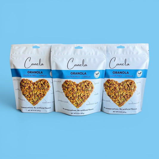 3 Pack – Vanilla Seed Granola | Gluten-Free, Nut-Free & Handcrafted Crunch