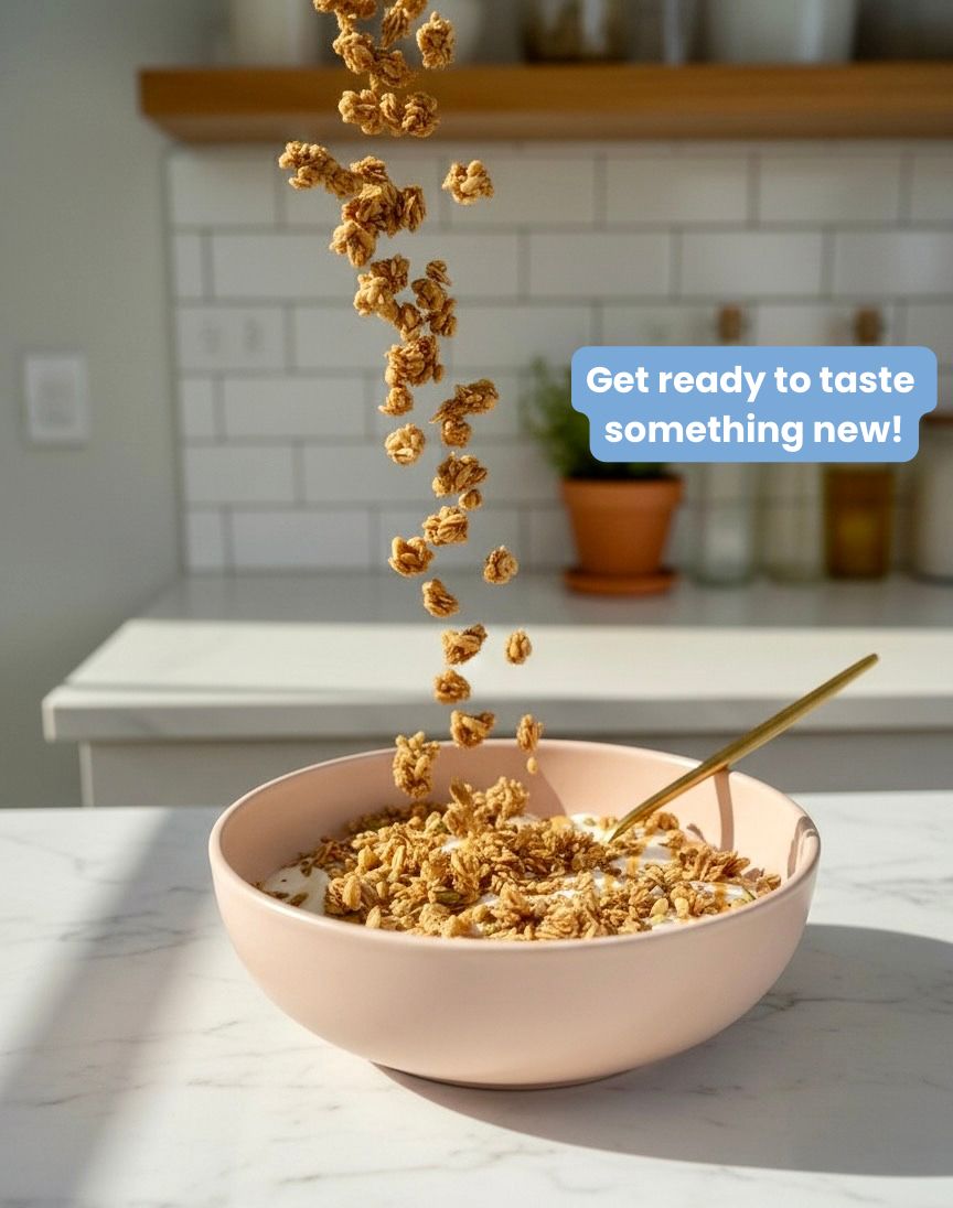 3 Pack – Vanilla Seed Granola | Gluten-Free, Nut-Free & Handcrafted Crunch