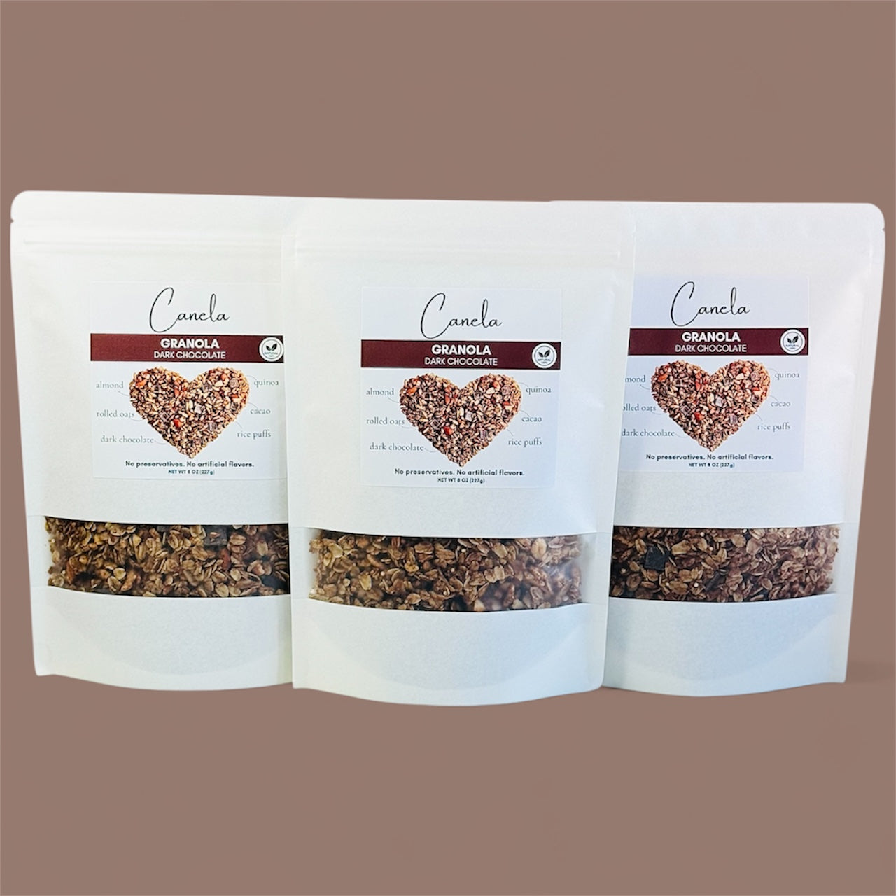 3 Pack – Dark Chocolate Artisan Granola | Healthy & Handcrafted Crunch