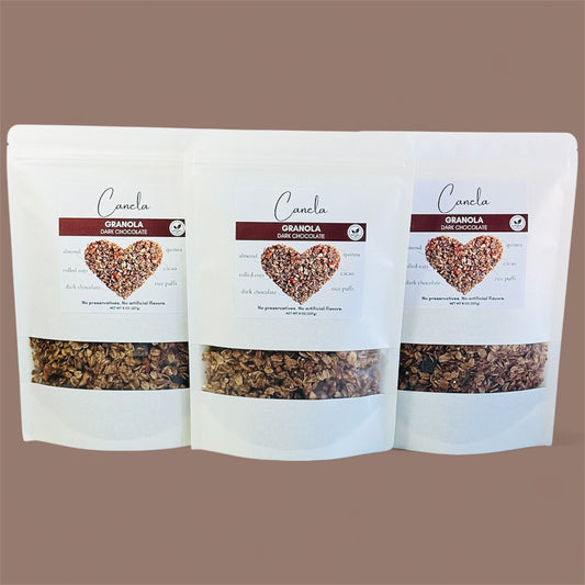 3 Pack – Dark Chocolate Artisan Granola | Healthy & Handcrafted Crunch