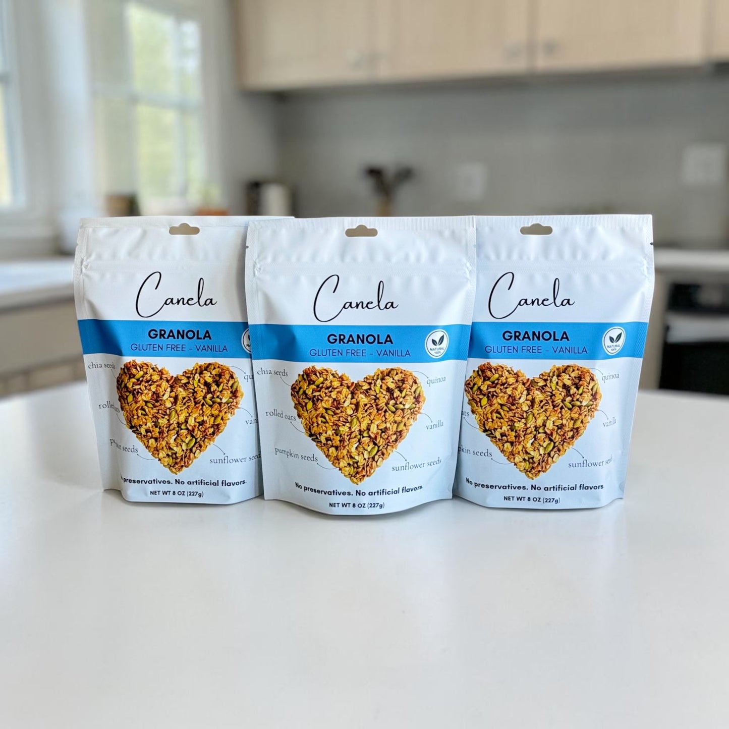 3 Pack – Vanilla Seed Granola | Gluten-Free, Nut-Free & Handcrafted Crunch