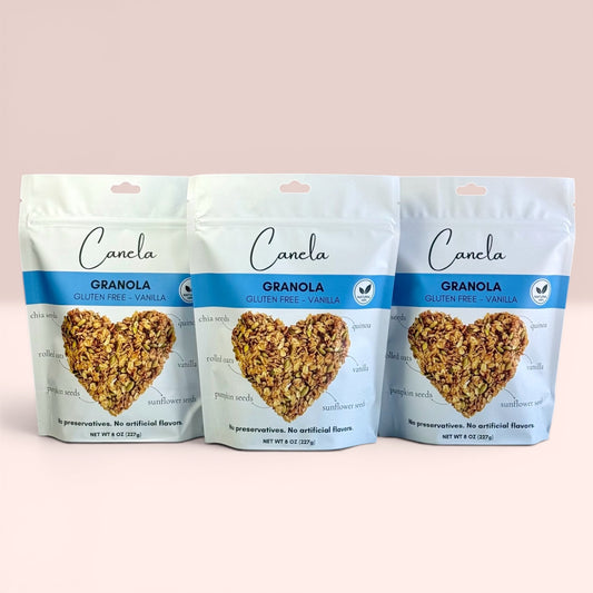 3 Pack – Vanilla Seed Granola | Gluten-Free, Nut-Free & Handcrafted Crunch
